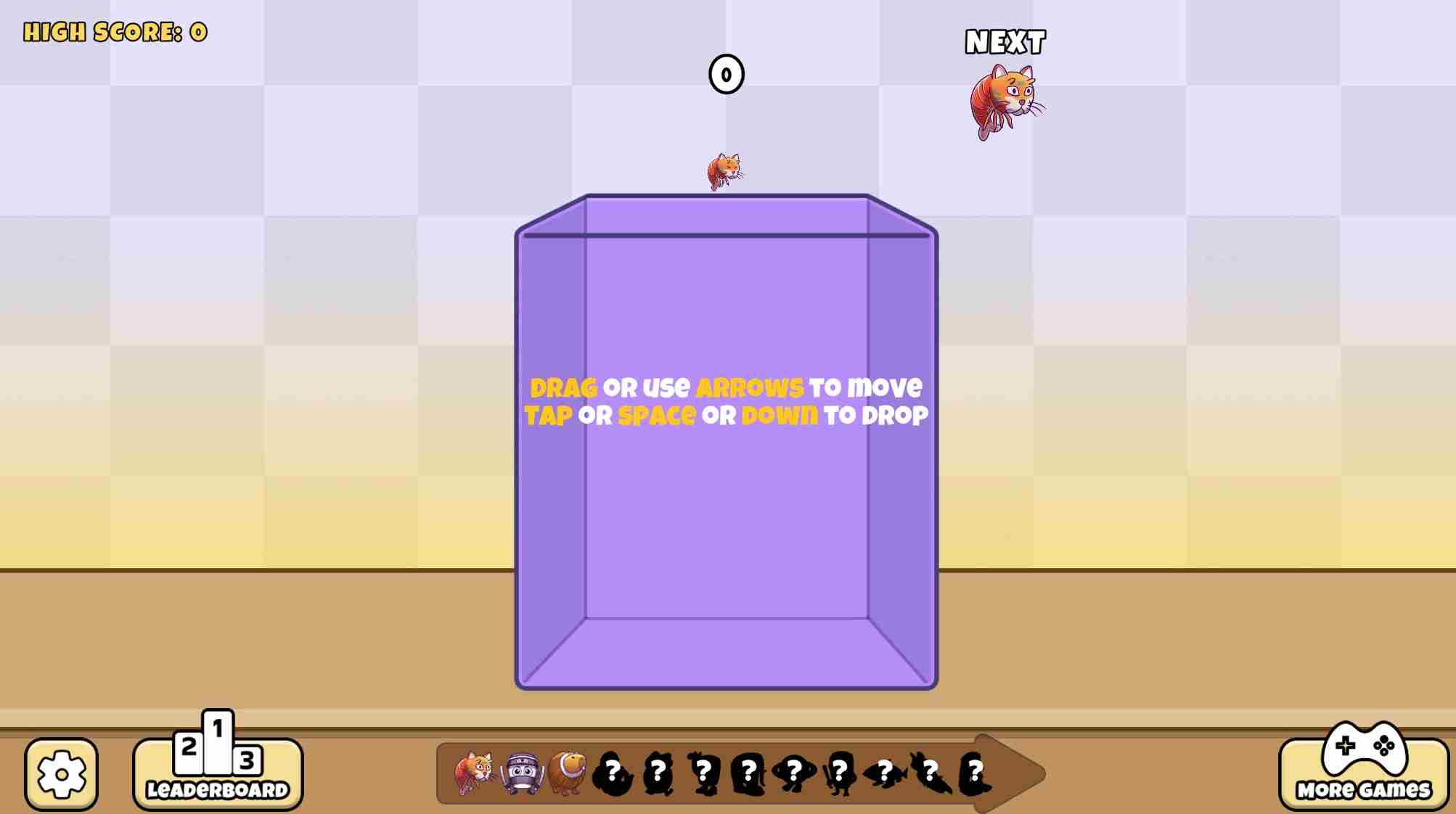 Merge Brainrot puzzle gameplay featuring viral internet meme characters merging